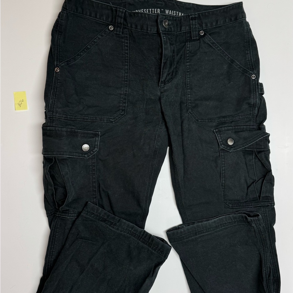 Duluth Trading Co Women's Black Straight Leg Jeans
